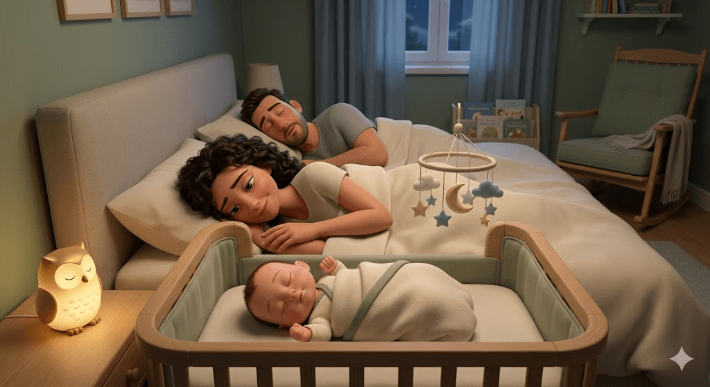 Twins in the first months: realistic organization